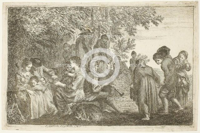 Garden Party, n.d. Creator: Pierre Parrocel.