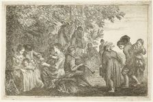 Garden Party, n.d. Creator: Pierre Parrocel