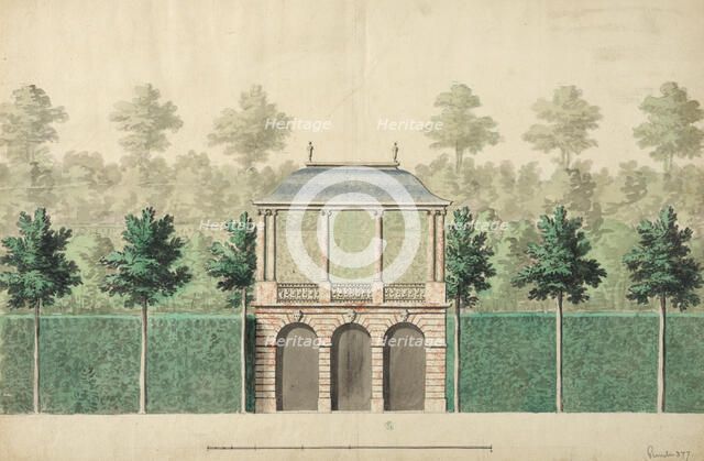 Garden pavilion in Meudon. Creator: Unknown.