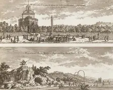Garden pavilion "The Cave" at Jakobsdal (now Ulriksdal Palace), 1668. Creator: Adam Perelle