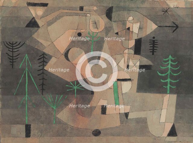 Garden Plan, 1922. Creator: Klee, Paul (1879-1940).