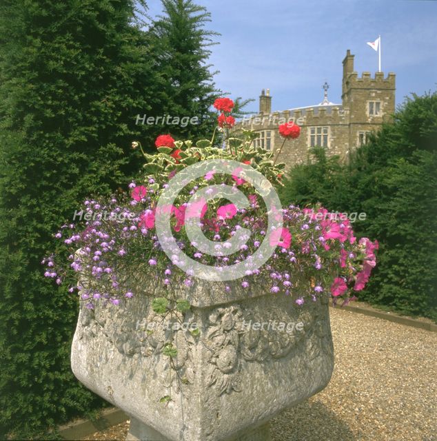 Garden planter at Walmer Castle, Deal, Kent, 1996. Artist: J Bailey