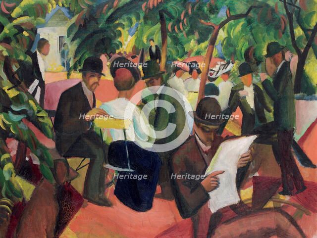 Garden restaurant, 1912.