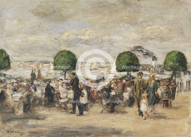 Garden Restaurant at Wannsee - "The Schwedenpavillon" , c. 1925. Creator: Liebermann, Max (1847-1935).