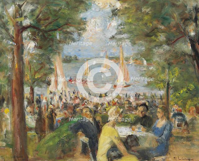Garden restaurant at the Havel, 1934. Creator: Liebermann, Max (1847-1935).