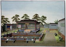 Garden scene, China, c1820-1840. Creator: Unknown