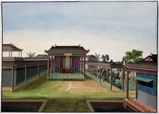 Garden scene, China, c1820-1840. Creator: Unknown