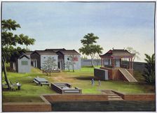 Garden scene, China, c1820-1840