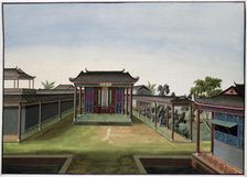 Garden scene, China, c1820-1840