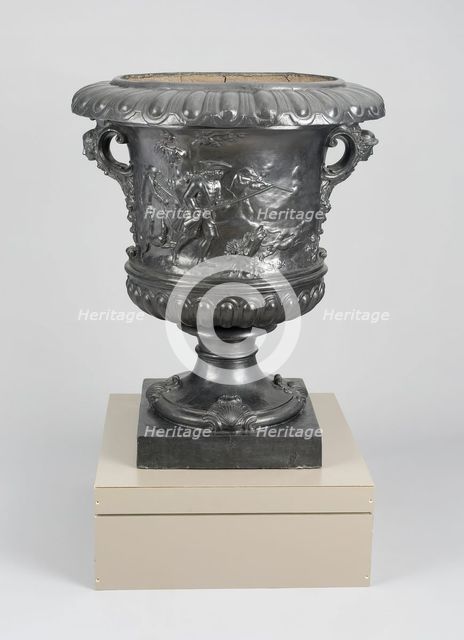 Garden Urn Emblematic of Autumn, England, Mid to late 18th century. Creator: Unknown.