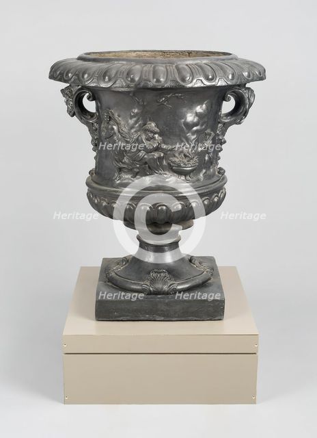 Garden Urn Emblematic of Winter, England, Mid to late 18th century. Creator: Unknown.