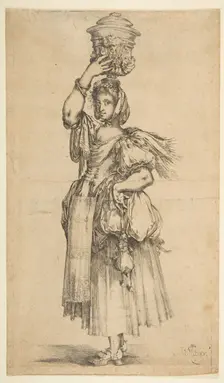 Gardener, from Hortulanae series. Creator: Jacques Bellange