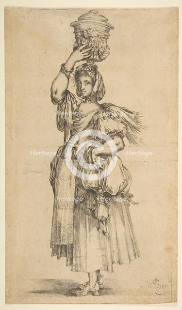 Gardener, from Hortulanae series. Creator: Jacques Bellange.