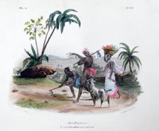 Gardeners 1828. Artist: Marlet et Cie