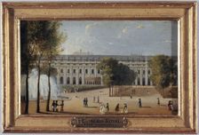 Gardens of the Palais-Royal, around 1820, current 1st arrondissement, between 1815 and 1825. Creator: Unknown
