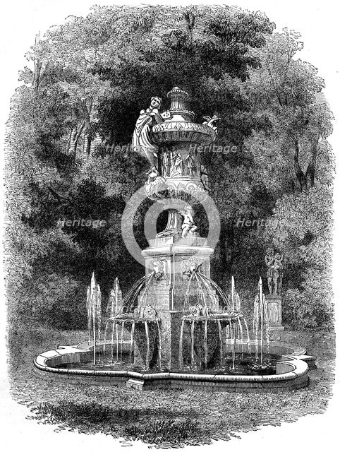 Gardens of the royal residence at Potsdam, Germany, 19th century. Artist: Unknown