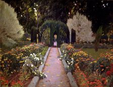 Gardens of Aranjuez (The Arbour) 1907 by Rusiñol