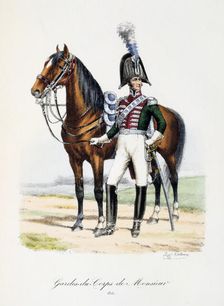 Gardes-du-Corps de Monsieur 1814. Artist: Eugene Titeux