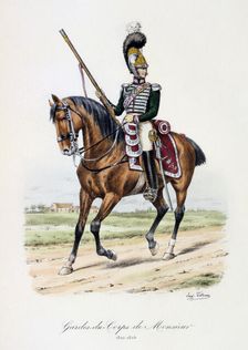 Gardes-du-Corps de Monsieur 1820-24. Artist: Eugene Titeux