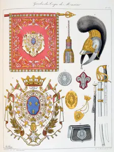 Gardes-du-Corps de Monsieur, Insignia Artist: Eugene Titeux