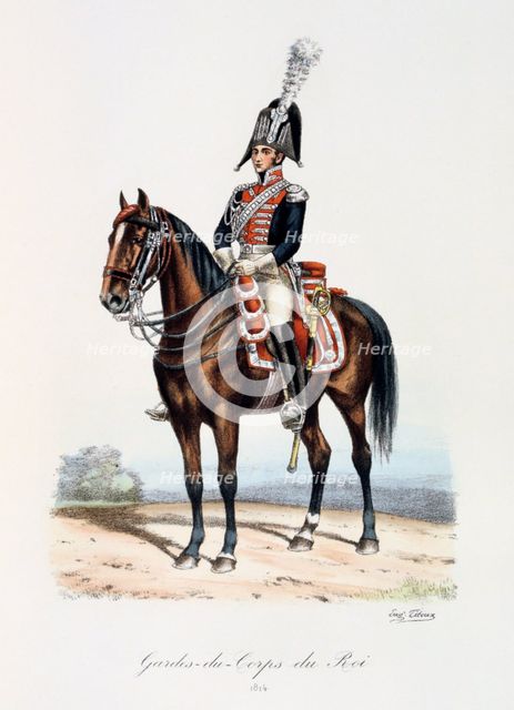 Gardes-du-Corps de Roi, 1814 Artist: Eugene Titeux