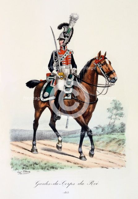 Gardes-du-Corps de Roi, 1815 Artist: Eugene Titeux