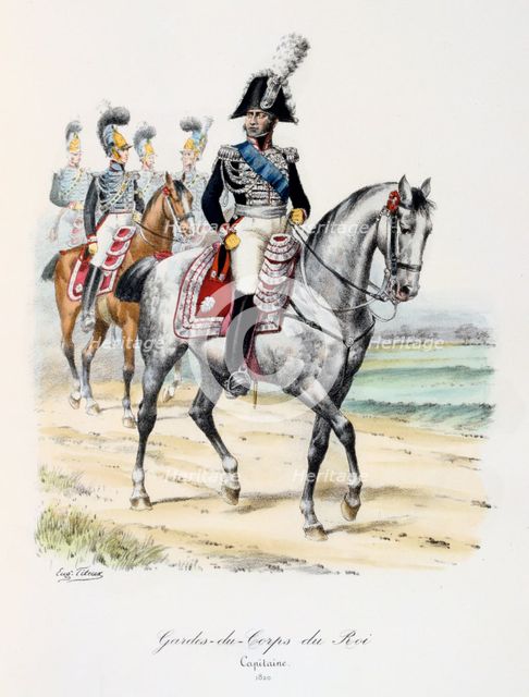 Gardes-du-Corps de Roi, Capitaine, 1820 Artist: Eugene Titeux