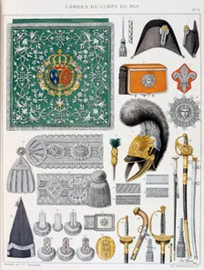 Gardes-du-Corps de Roi, Insignia Artist: Eugene Titeux