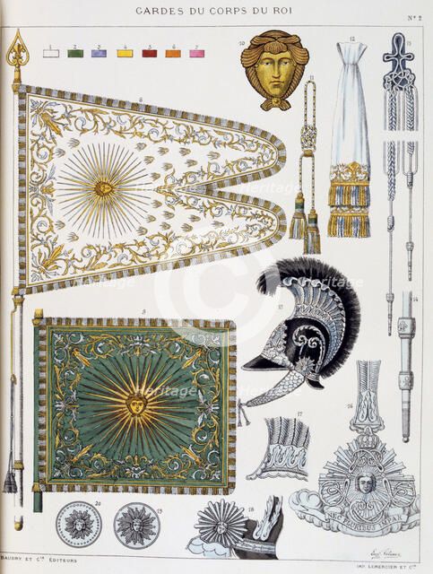 Gardes-du-Corps de Roi, Insignia Artist: Eugene Titeux