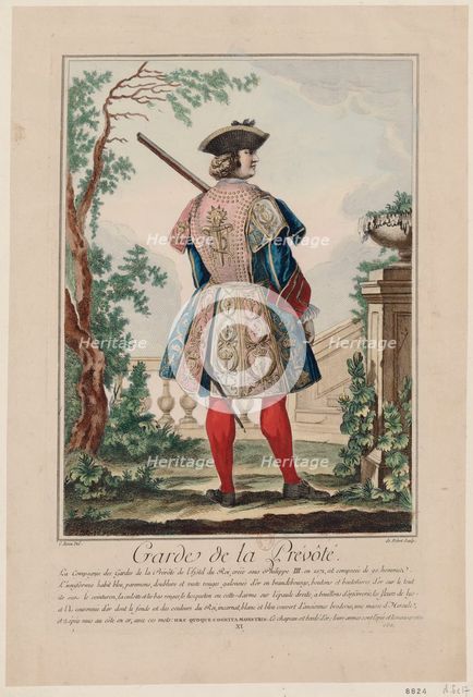 Gardes de la prévôté, 1756. Creator: De Fehrt, Antoine Jean (1723-1774).