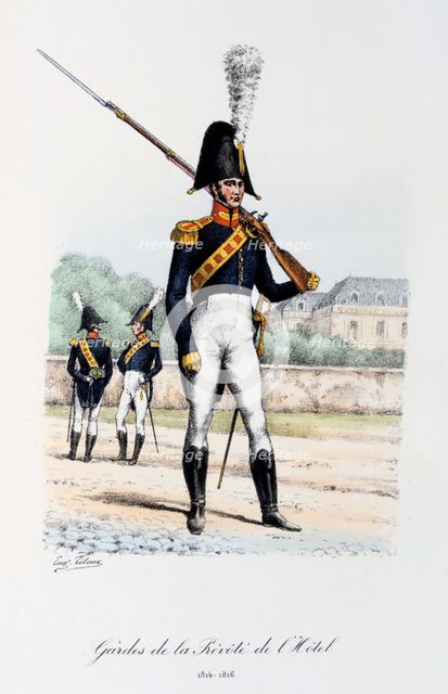 'Gardes de la Prevote de l'Hotel, Trumpeter', 1814-16 Artist: Eugene Titeux