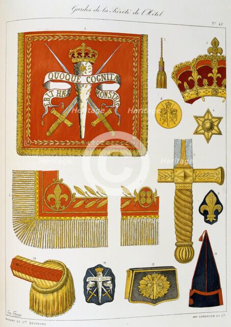 Gardes de la Prévôte de l'Hôtel, Insignia Artist: Eugene Titeux