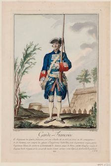 Gardes Françaises (The French Guards), 1756. Creator: De Fehrt, Antoine Jean (1723-1774)