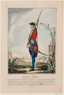 Gardes suisses (The Swiss Guards), 1756. Creator: De Fehrt, Antoine Jean (1723-1774)