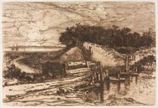 Gardiner's Bay, Long Island, seen from Fresh Pond, 1881. Creator: Mary Nimmo Moran (American, 1842-1899)