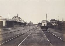 Gare d'Enghien, 1855. Creator: Edouard Baldus
