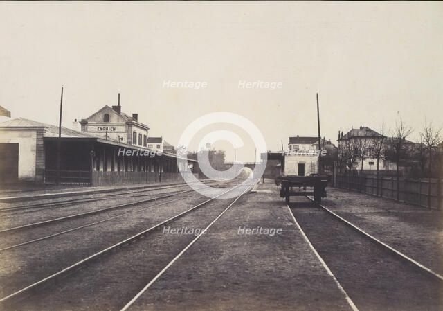 Gare d'Enghien, 1855. Creator: Edouard Baldus.