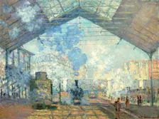 Gare Saint Lazare, Paris 1877. Artist: Claude Monet