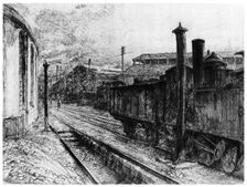 Gare St Lazare c1900-1915 (1924). Artist: Charles Heyman