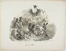 Gâres les Albums, 1828. Creator: Auguste Raffet