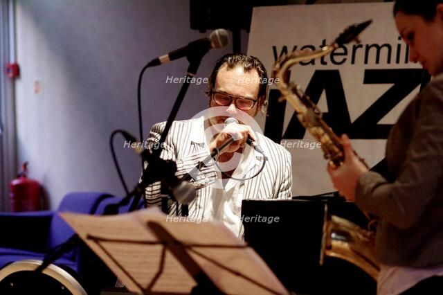 Gareth Williams, Watermill Jazz Club, Dorking, Surrey, 2014.  Artist: Brian O'Connor.