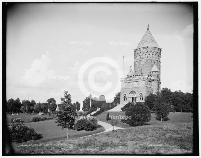 Garfield Memorial, Lake View Cemetery, Cleveland, between 1900 and 1906. Creator: Unknown.