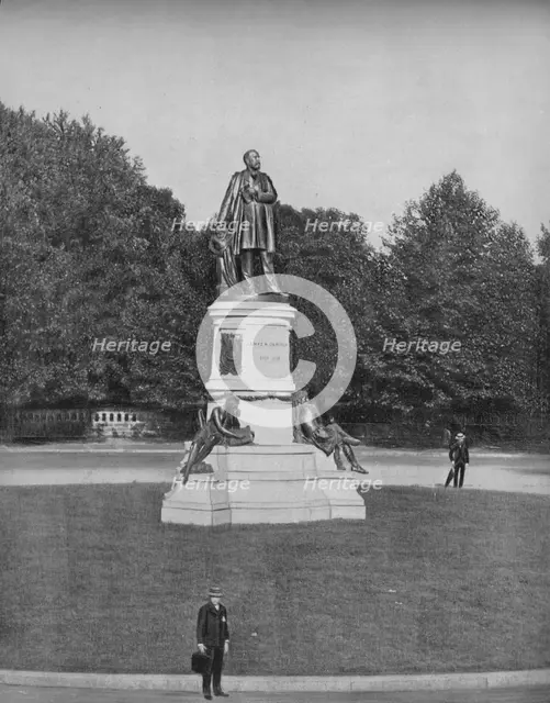 'Garfield Statue, Washington, D.C.', c1897. Creator: Unknown.