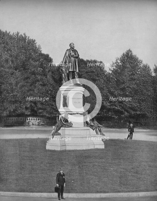'Garfield Statue, Washington, D.C.', c1897. Creator: Unknown.