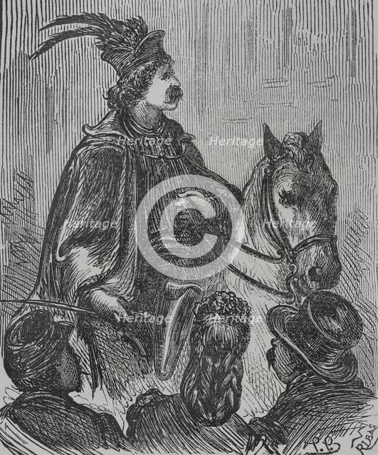 Garibaldian of the Commune, Paris Commune, France, 1871. Creator: Ribas.
