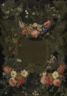 Garland of Flowers, c1640-1660. Creator: Jan Philips van Thielen