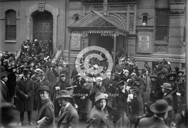 Garment workers, Webster Hall, between c1915 and c1920. Creator: Bain News Service.
