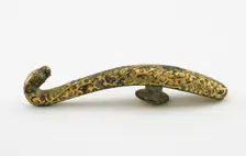 Garment hook (daigou) with interlace, Late Eastern Zhou dynasty, 5th-4th century BCE. Creator: Unknown