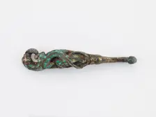 Garment hook (daigou), Zhou dynasty, 475-221 BCE. Creator: Unknown