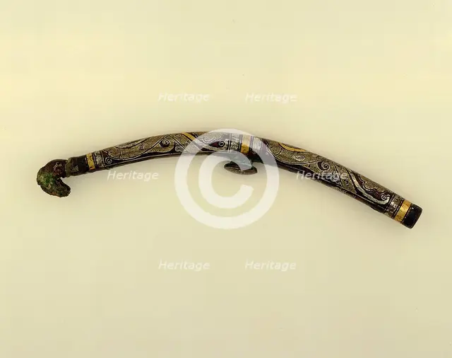 Garment hook (daigou), Eastern Zhou to Western Han dynasty, 3rd century BCE. Creator: Unknown.